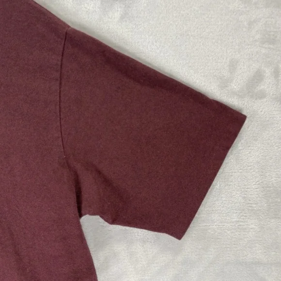 Patagonia T-Shirt mens Medium P-6 Graphic Logo Responsibili-Tee Short Sleeve Red - Picture 7 of 10